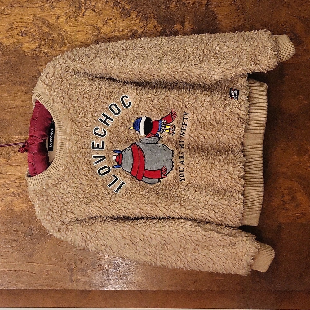 Crop crew neck  top L